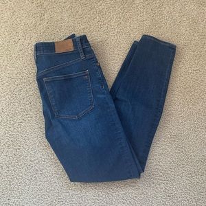 Madewell high rise skinny jeans sz 28T